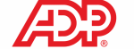 ADP logo representing payroll and HR services for businesses.